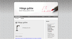 Desktop Screenshot of hangagubbe.com