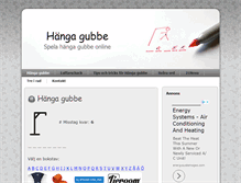 Tablet Screenshot of hangagubbe.com